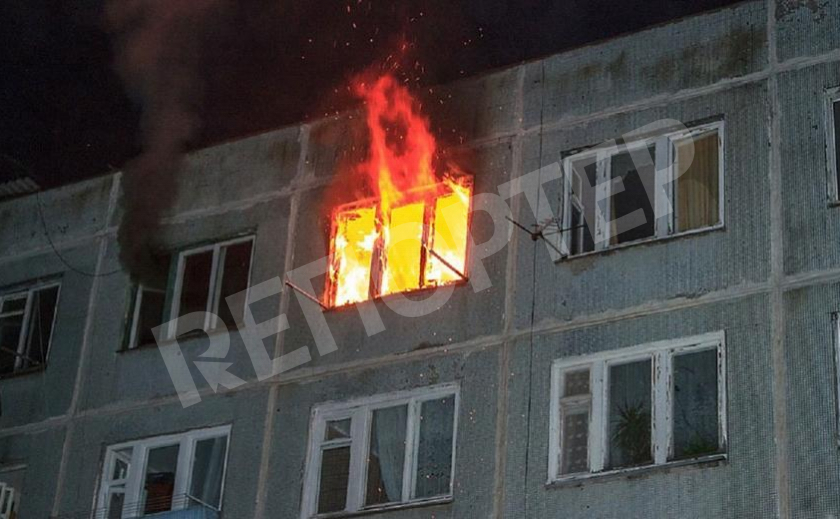 В Каменском на пожаре в многоэтажке пострадала пенсионерка
