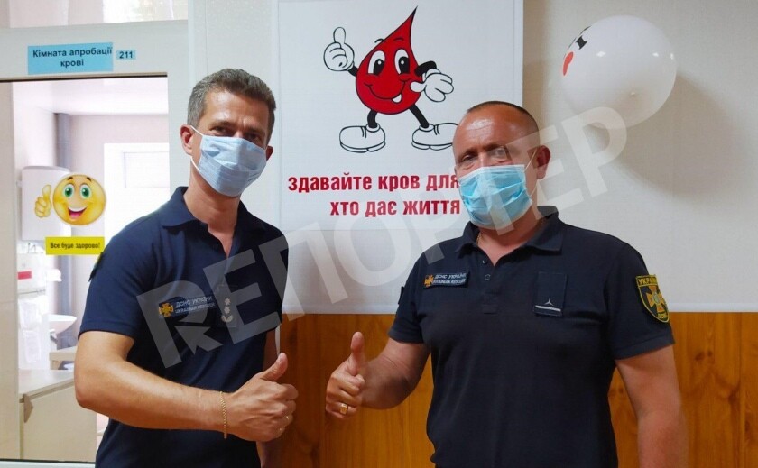 Спасатели Каменского сдали кровь ради мира