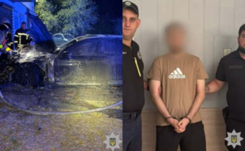У Кам’янському затримали 19-річного юнака за підпал авто