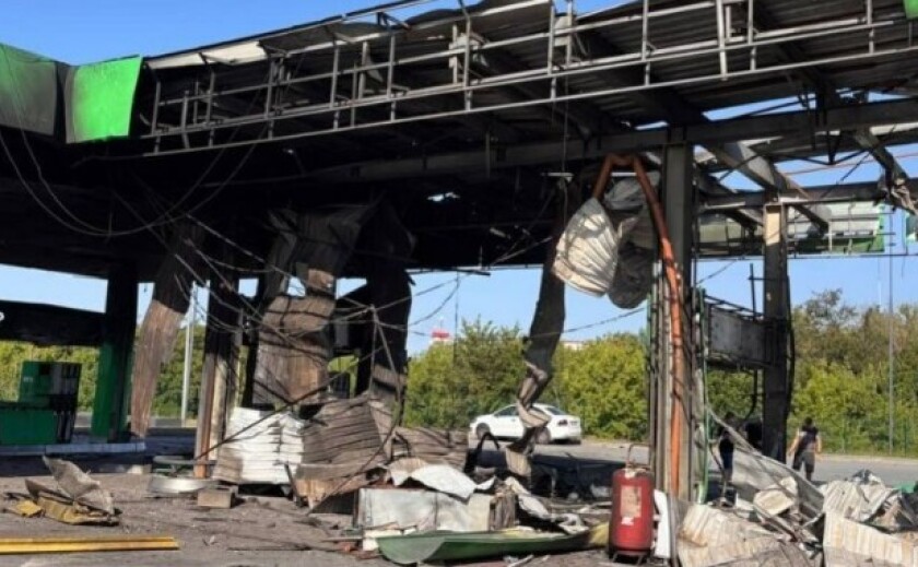 Терор триває: вночі ворог знищив АЗС у Кам'янському