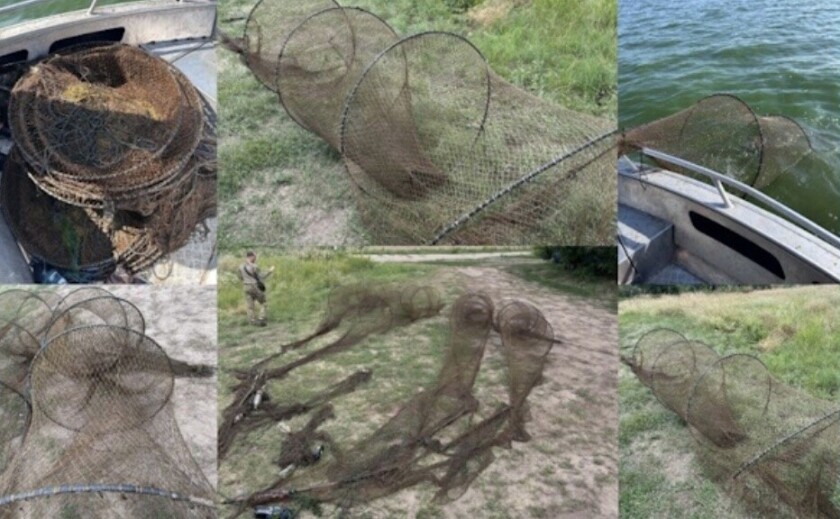 На Кам’янському водосховищі рибоохоронці виявили 75-метровий браконьєрський ятір