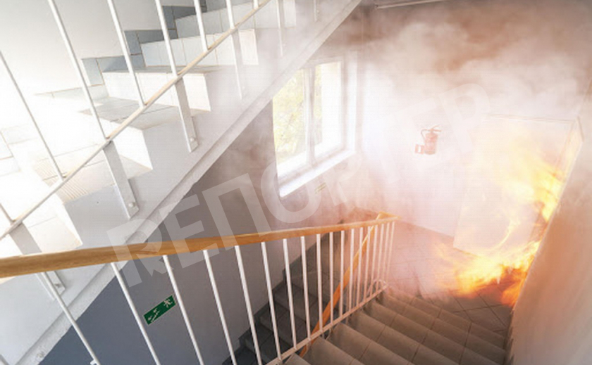 В Каменском подгоревший окорочок «устроил» пожар в квартире пьяниц