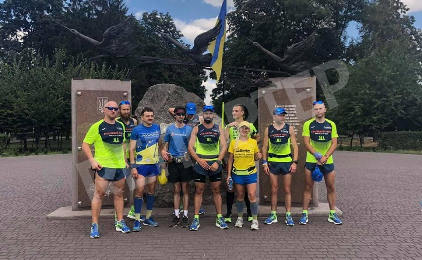 Каменское присоединилось к всеукраинскому пробегу